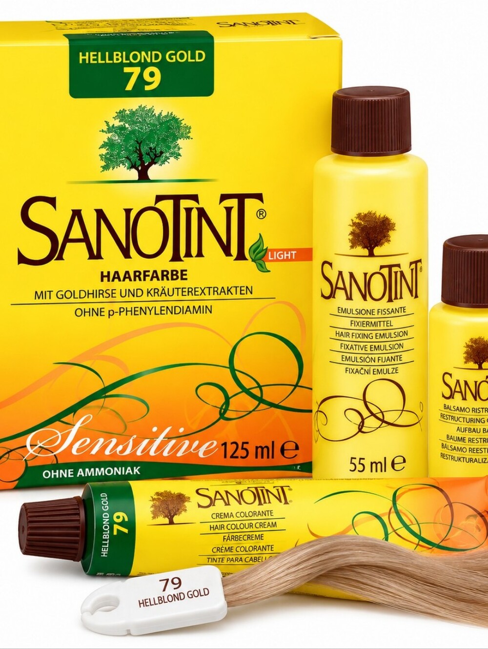 Sanotint Sensitive Light Hair Color No 79 Natural Blonde 125ml Sealed